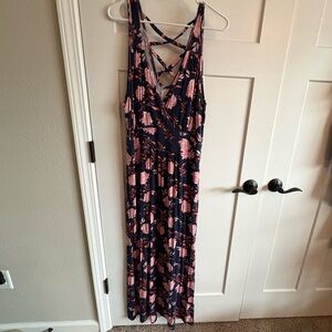 Ladies, Market & spruce, 2X, plus, sleeveless, stitch fix, floral, soft, stretch